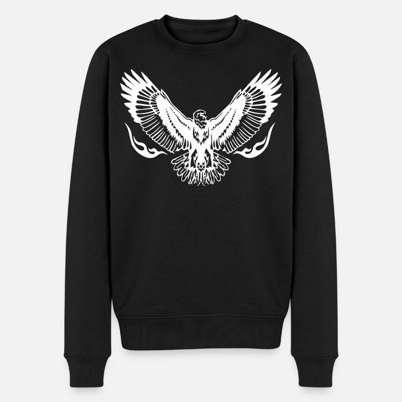 Ailes d’aigle - Pull Premium bio Homme - noir