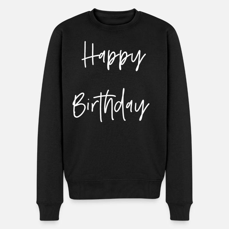 Joyeux anniversaire - Pull Premium bio Homme - noir