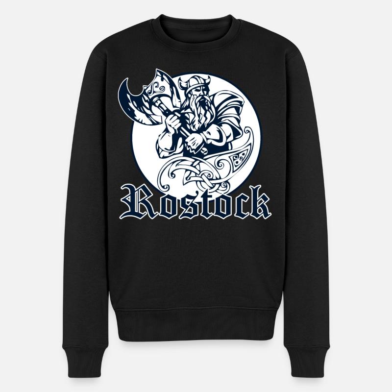 Rostock - Design - Pull Premium bio Homme - noir