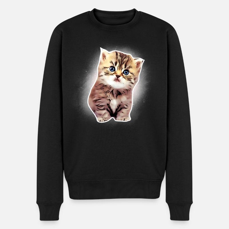 Bébé chat - Pull Premium bio Homme - noir