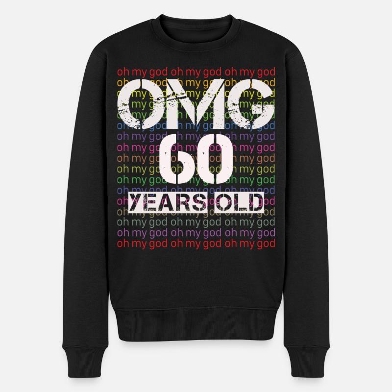 60e anniversaire - Pull Premium bio Homme - noir