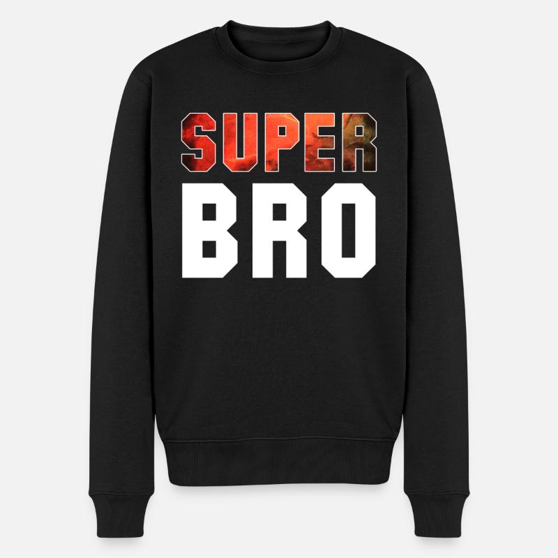 Super frère frère cadeau - Pull Premium bio Homme - noir