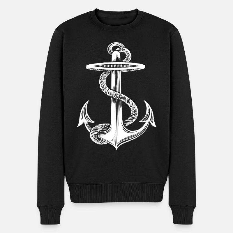 Conception d'ancre - Pull Premium bio Homme - noir