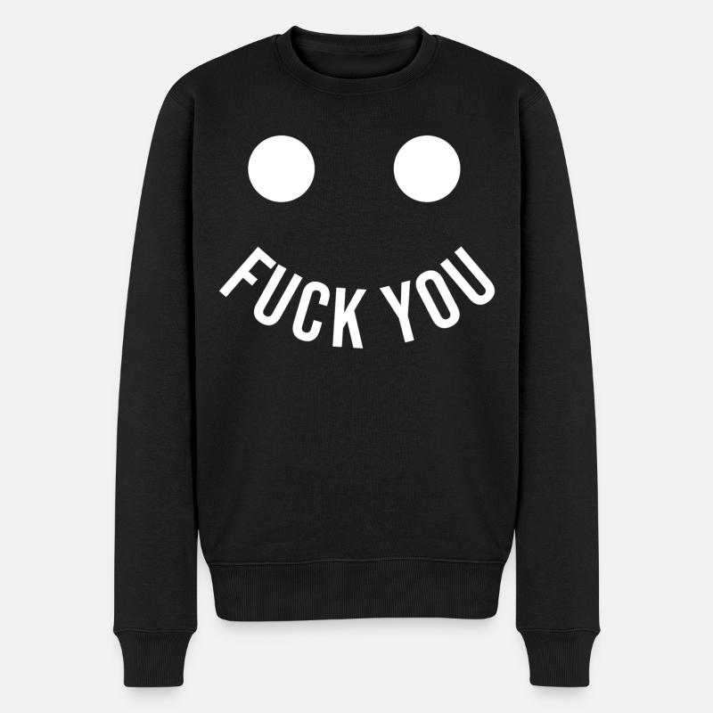 Va te faire sourire - Pull Premium bio Homme - noir