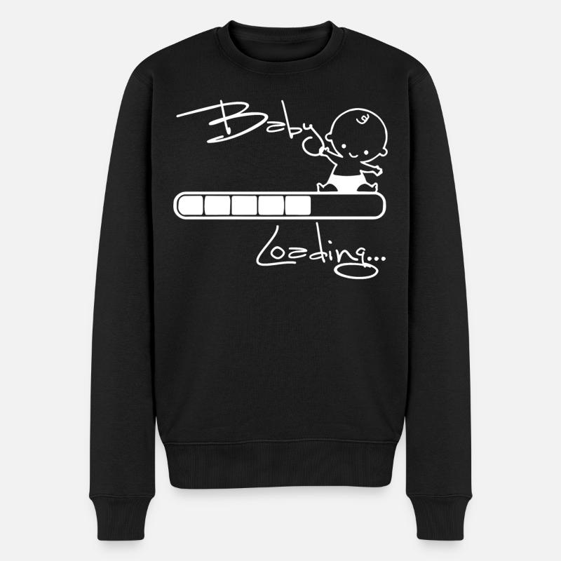 Chargement de bébé - Pull Premium bio Homme - noir