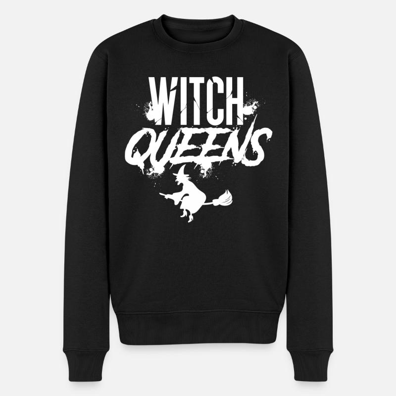 Witch Queens - Männer Premium Bio Pullover - Schwarz