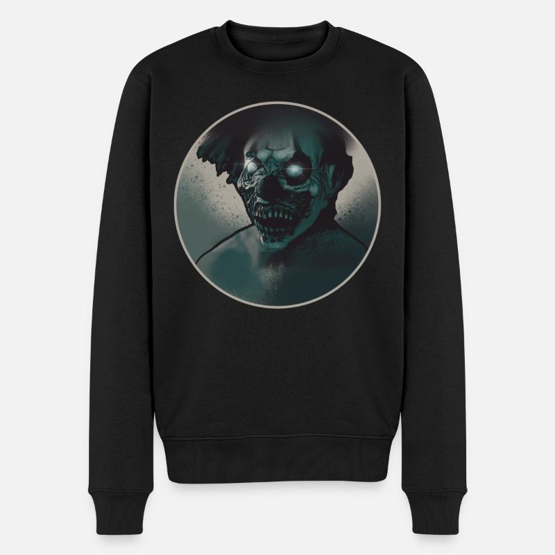 Clown d'horreur - Pull Premium bio Homme - noir