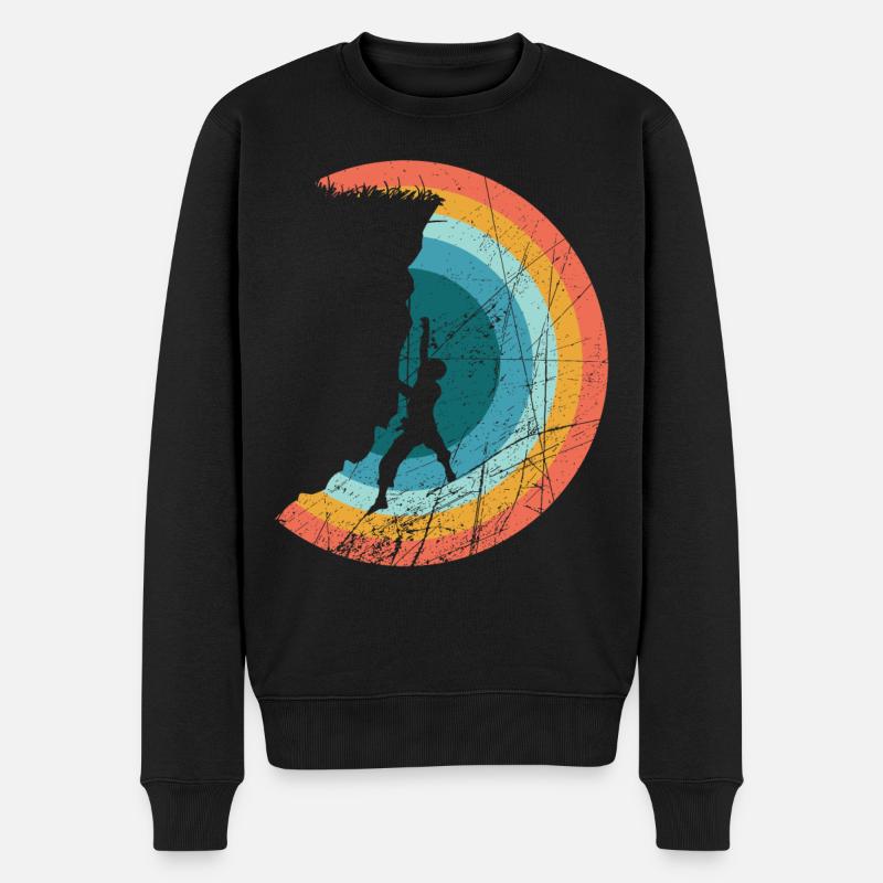 Escalade - Alpinisme - Pull Premium bio Homme - noir