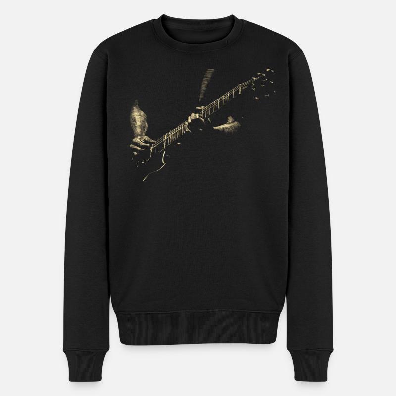 Guitarist - Pull Premium bio Homme - noir
