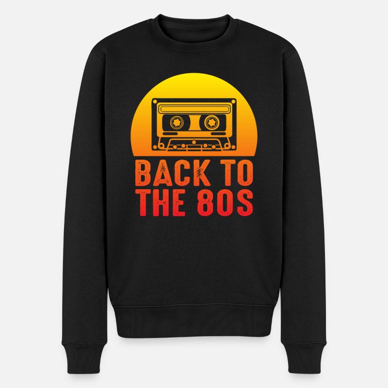 Cassette des années 80 - Pull Premium bio Homme - noir