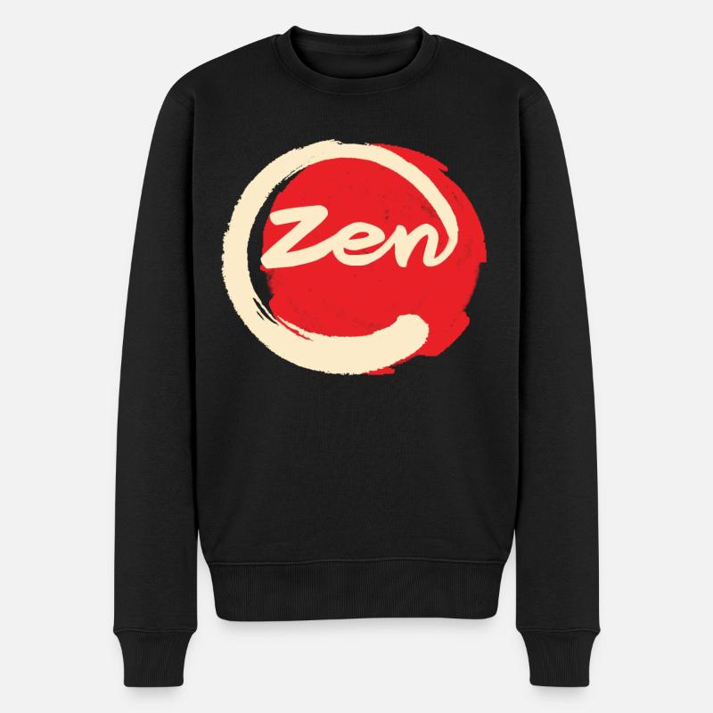 Zen - Pull Premium bio Homme - noir