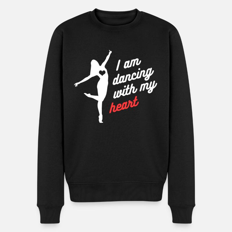 danse - Pull Premium bio Homme - noir