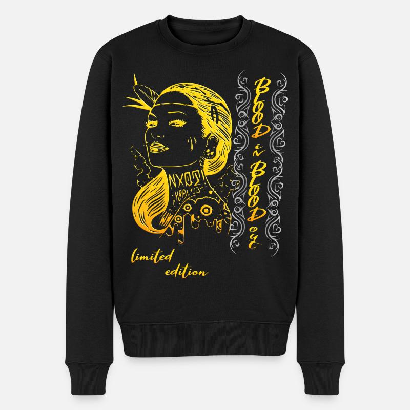 Femme indienne - Pull Premium bio Homme - noir