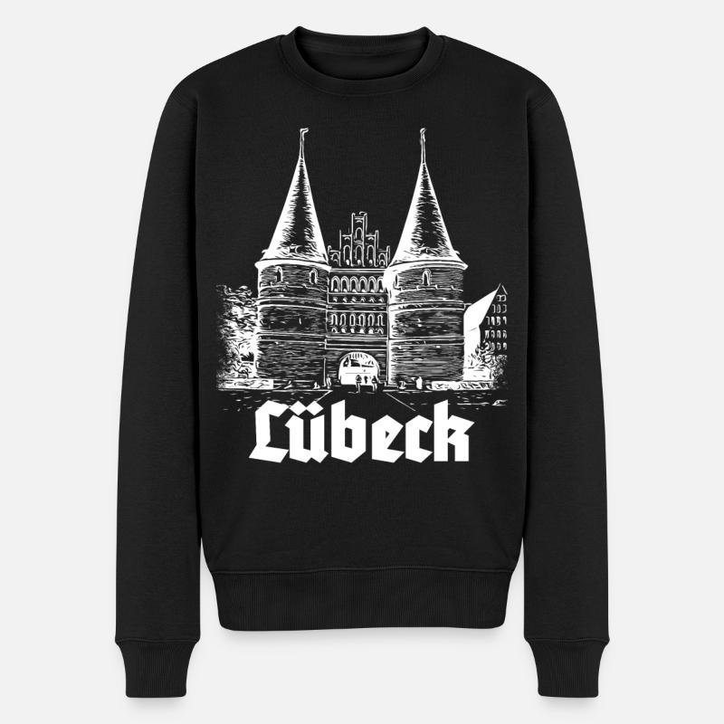Lübeck - Design - Pull Premium bio Homme - noir