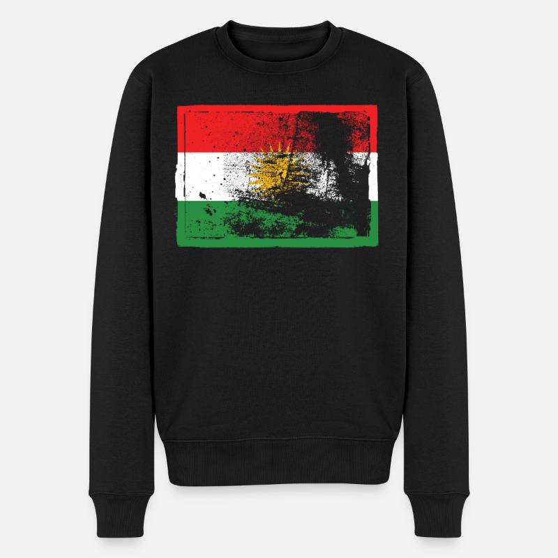 Kurdes Kurdistan - Pull Premium bio Homme - noir