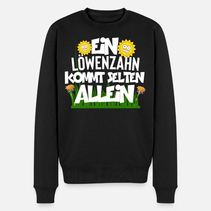 Garten Gärtner - Männer Premium Bio Pullover - Schwarz