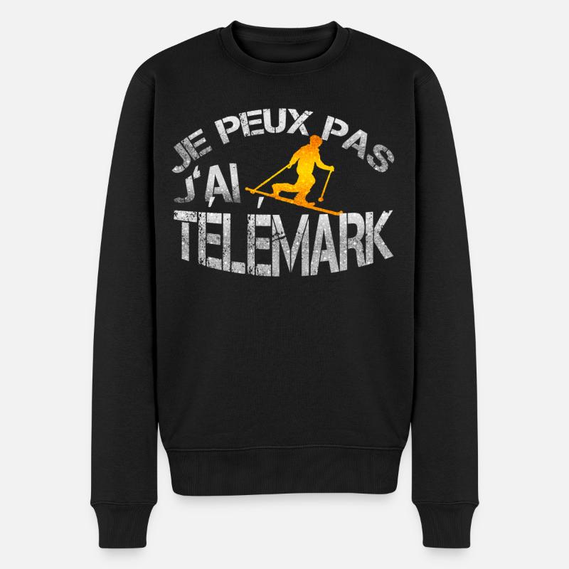 tlmark - Männer Premium Bio Pullover - Schwarz