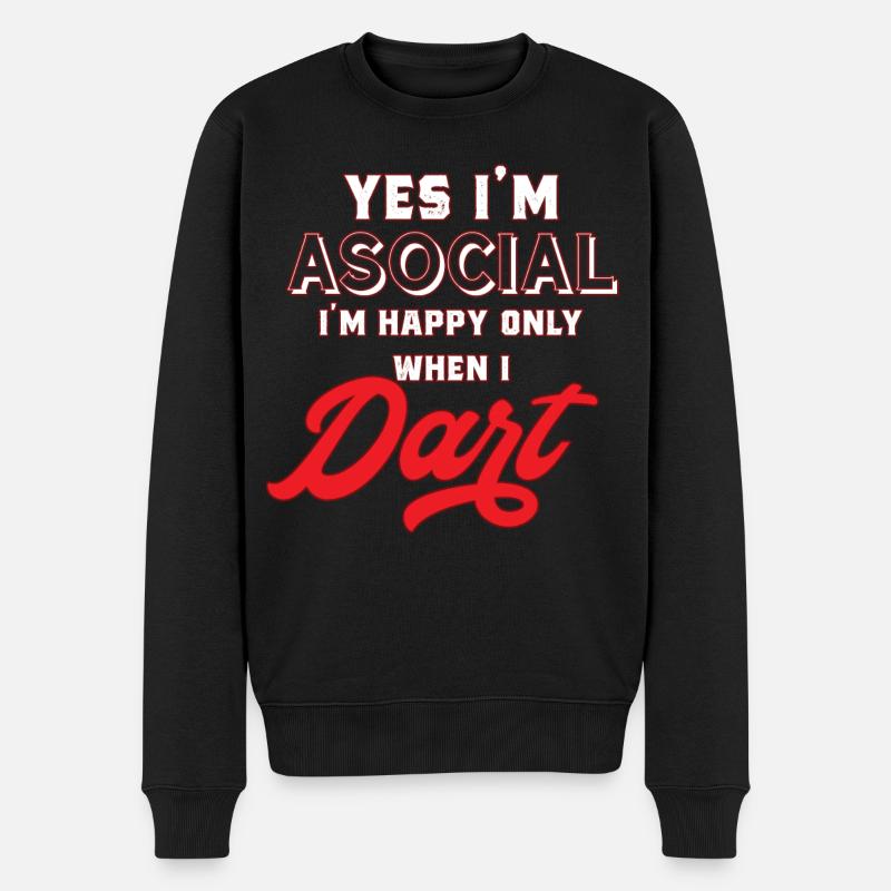 Fléchettes fléchettes - Pull Premium bio Homme - noir