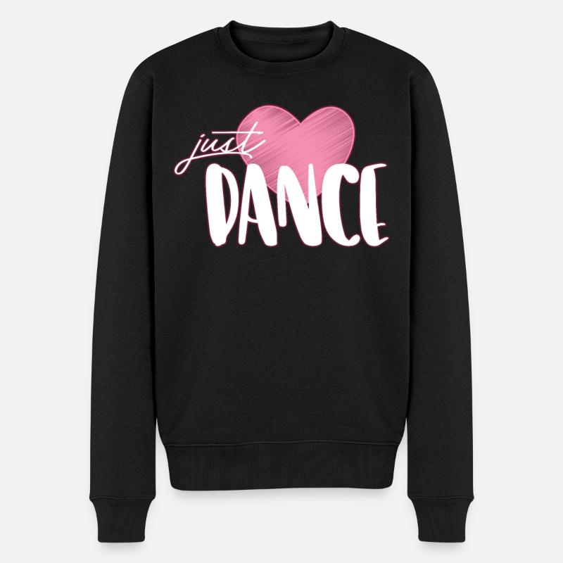 Tanzen - Männer Premium Bio Pullover - Schwarz