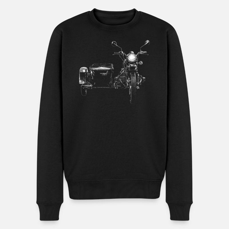 Ural - Männer Premium Bio Pullover - Schwarz