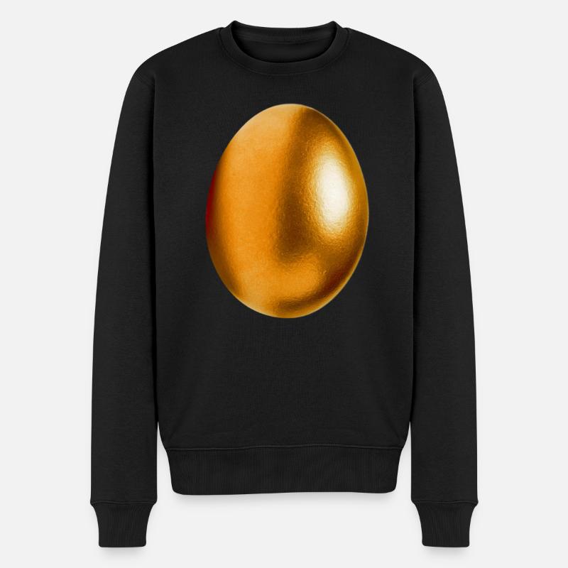 Oeuf d’or - Pull Premium bio Homme - noir