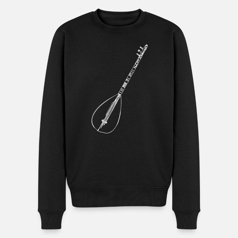 Baglama - Pull Premium bio Homme - noir