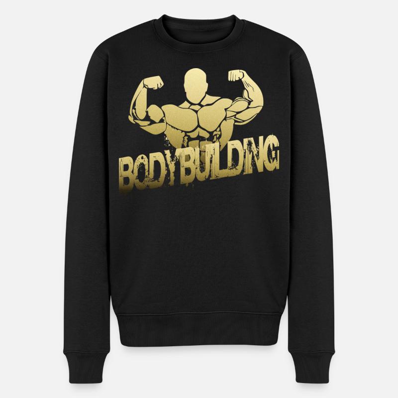 Musculation - Pull Premium bio Homme - noir