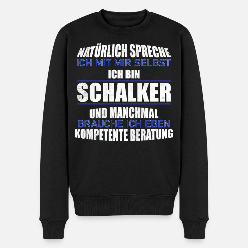 Idée cadeau Schalker - Pull Premium bio Homme - noir