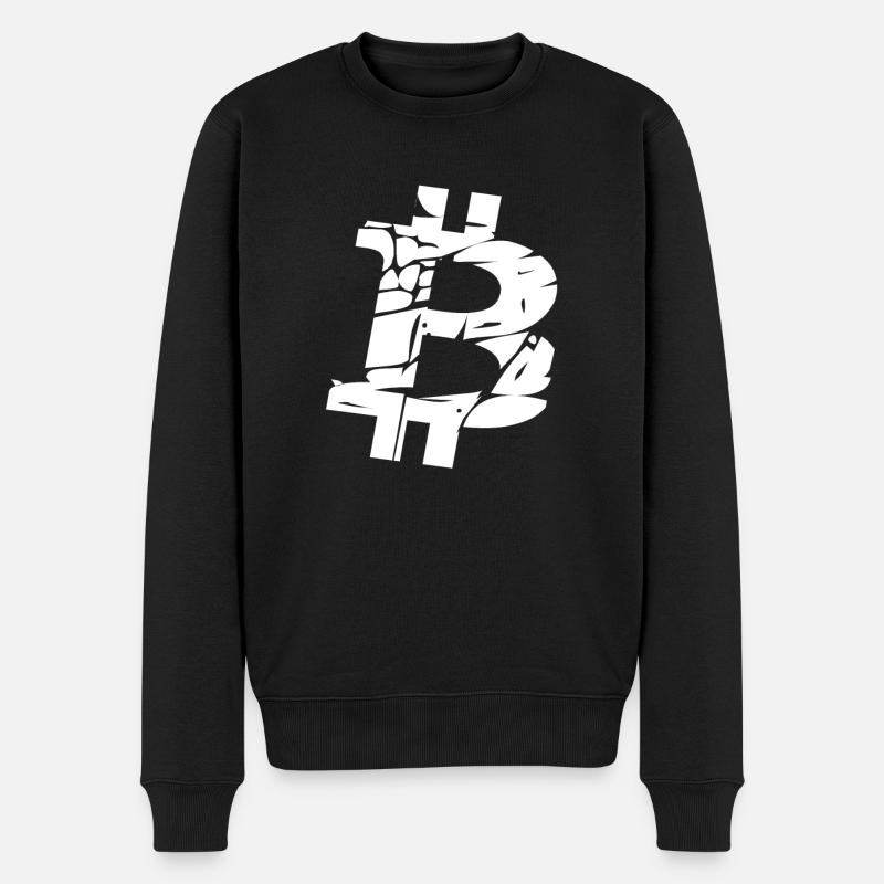 Révolution Bitcoin - Pull Premium bio Homme - noir