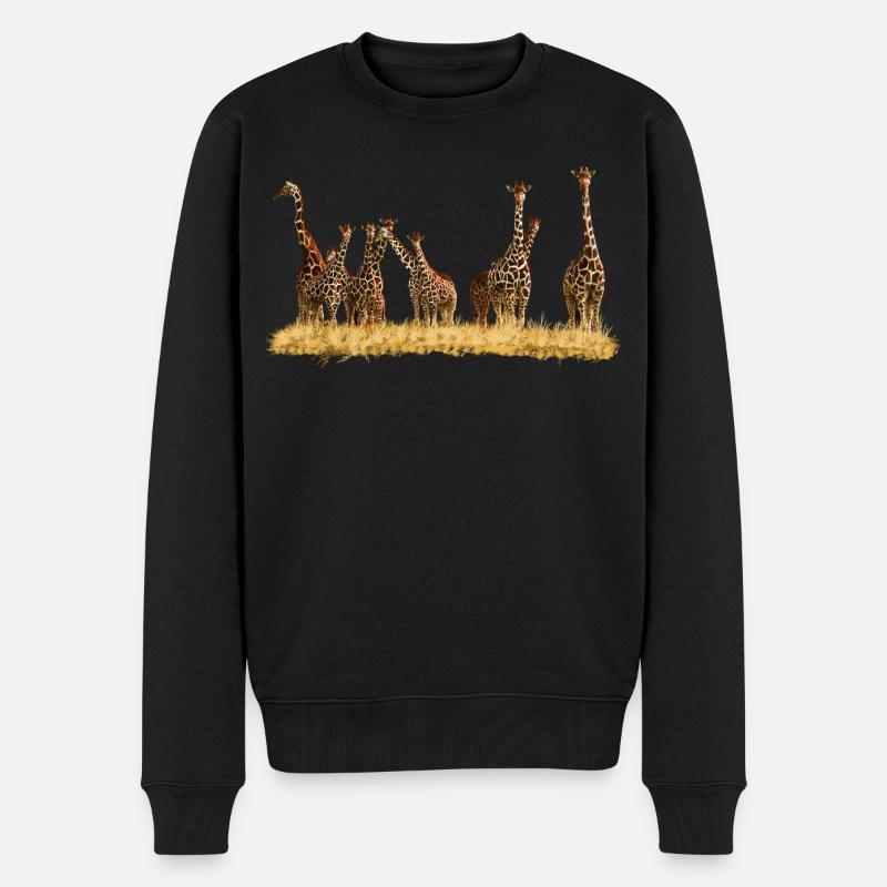 Girafes - Pull Premium bio Homme - noir