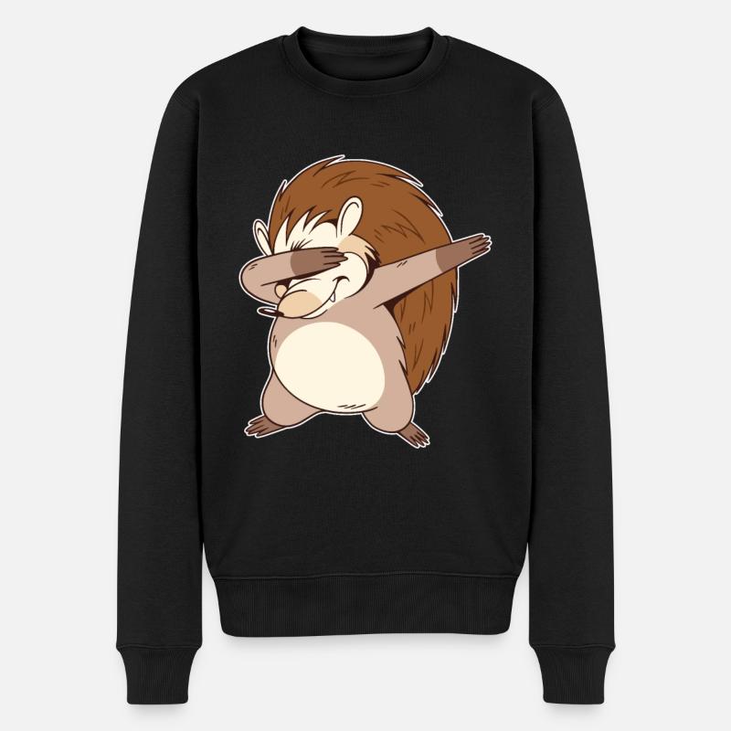 Dabbing hérisson - Pull Premium bio Homme - noir