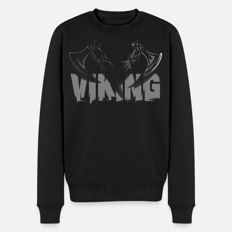Viking Axe AX Symbole Vikings Vikings Vikings - Pull Premium bio Homme - noir