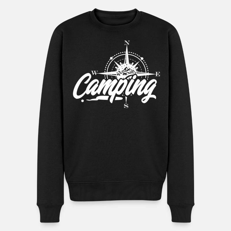 camping - Pull Premium bio Homme - noir