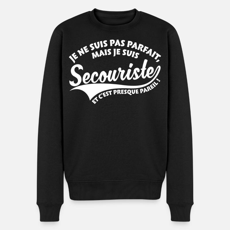 Parfait Secouriste - Pull Premium bio Homme - noir