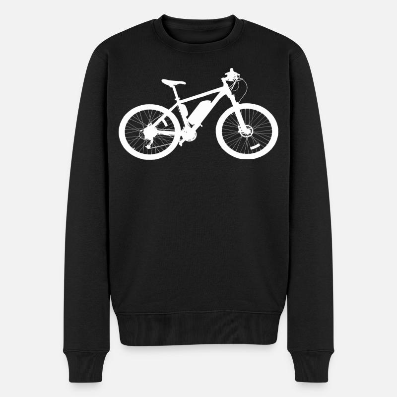 Mountainbike MTB - Männer Premium Bio Pullover - Schwarz