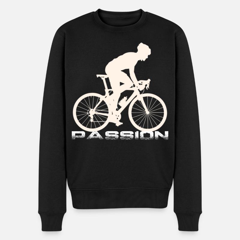 Vélo - Pull Premium bio Homme - noir