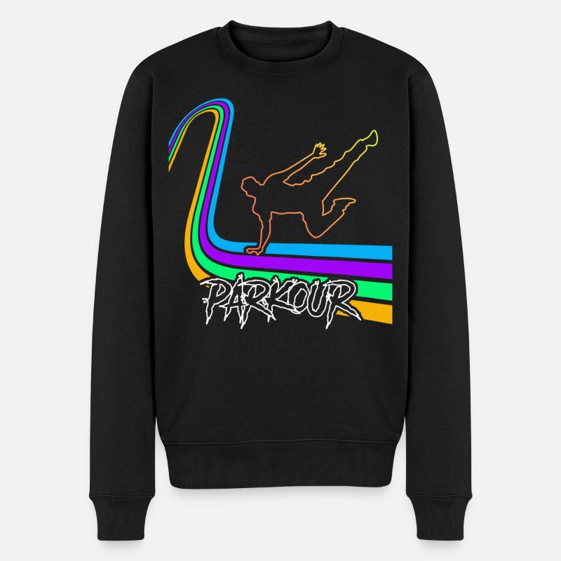 Parkour - Pull Premium bio Homme - noir