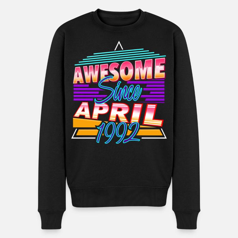 Avril 1992 - Pull Premium bio Homme - noir