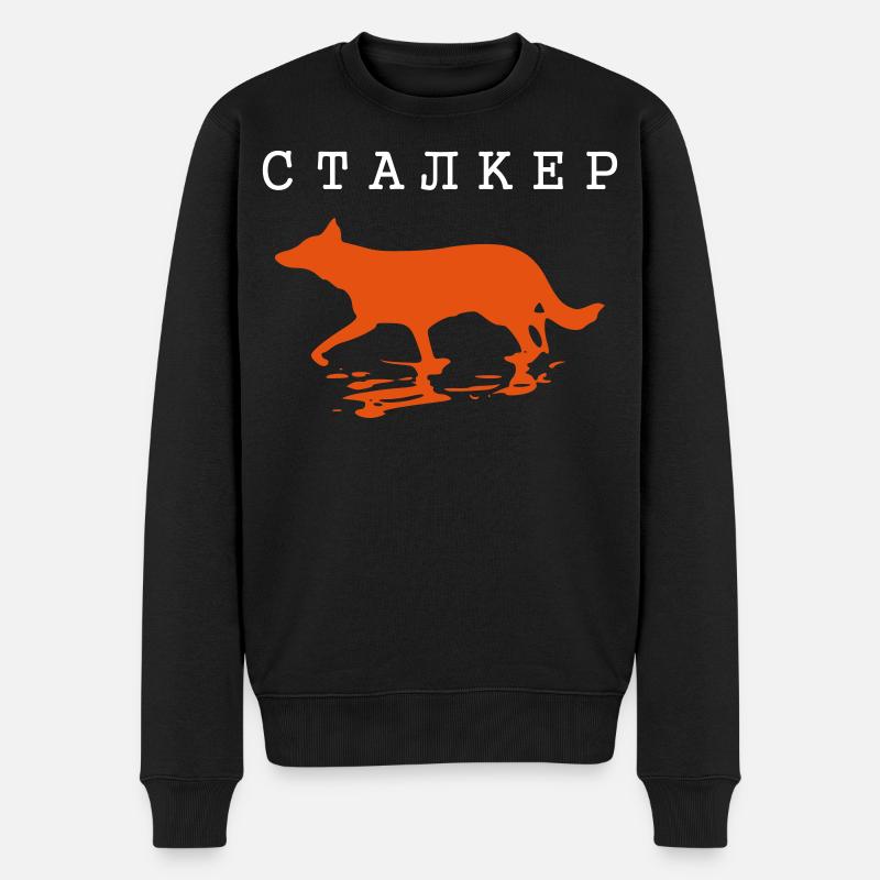 Stalker Tarkovsky - Männer Premium Bio Pullover - Schwarz