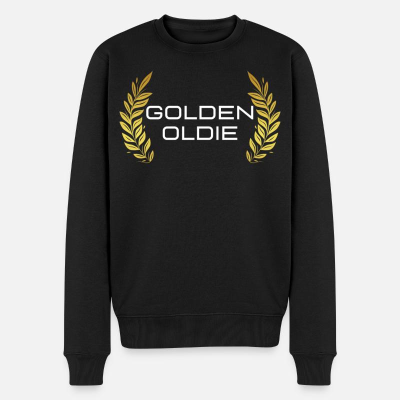 Rente - Geschenk - Rentner - Geburtstag - Männer Premium Bio Pullover - Schwarz