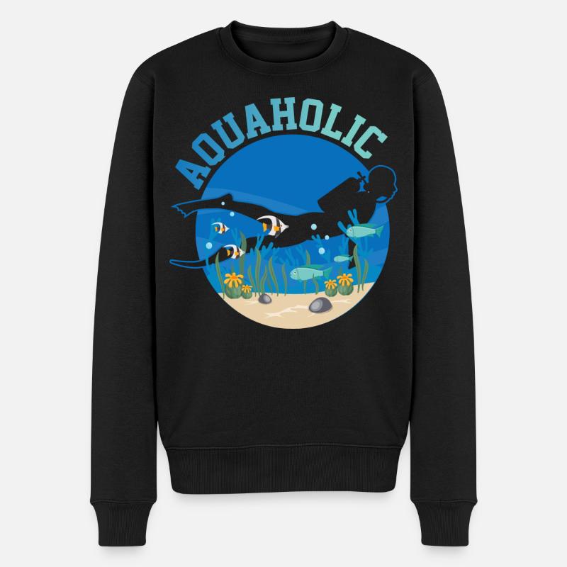 Plongée sous-marine - Pull Premium bio Homme - noir