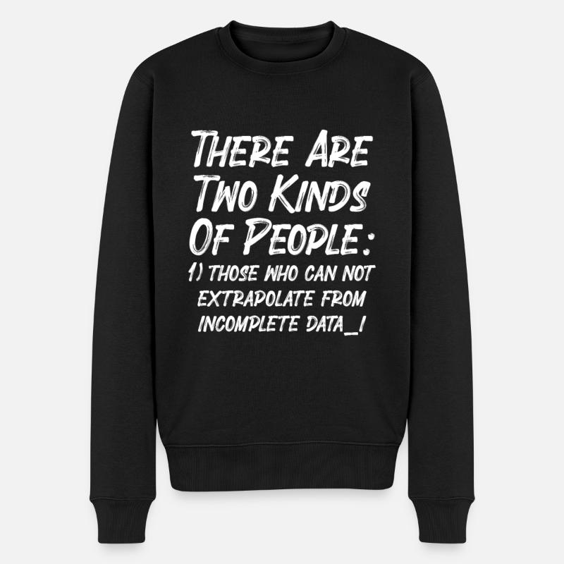 Incomplete Data Funny Science Nerd - Men's Premium Organic Jumper - black