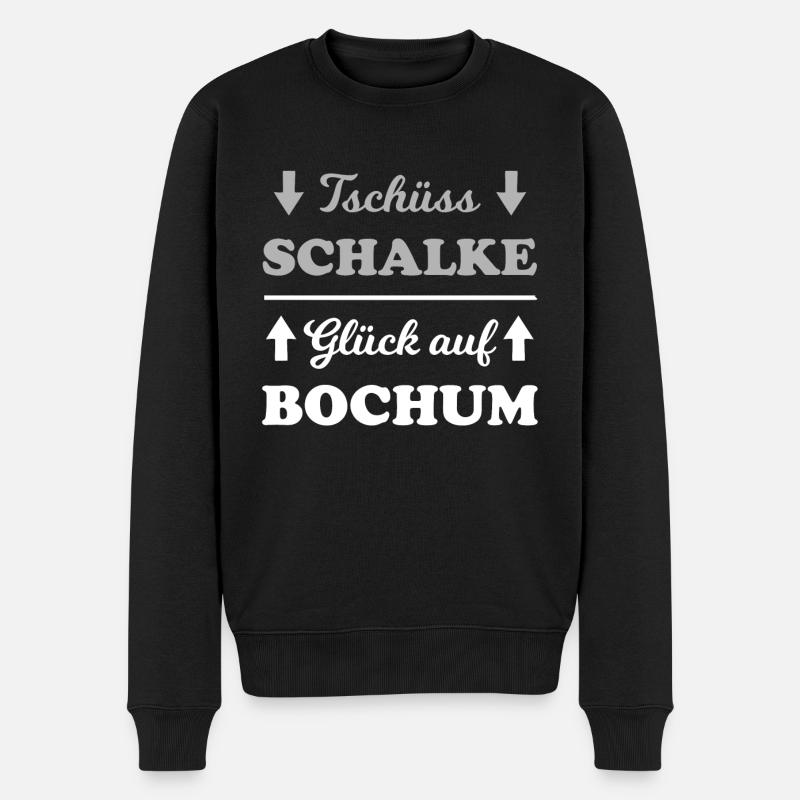 Aufstieg Bochum - Männer Premium Bio Pullover - Schwarz