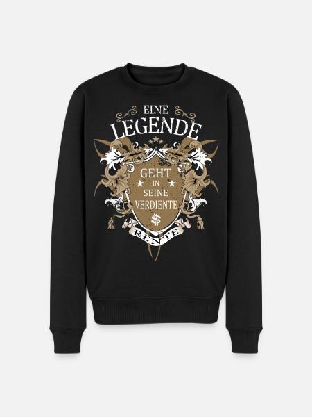 A legend retires - Men's Premium Organic Jumper - black