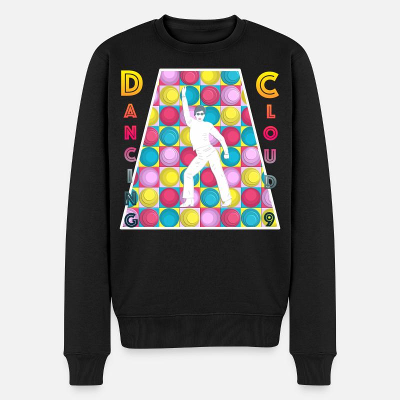 Retro - Disco - Danser - années 70 - Pull Premium bio Homme - noir