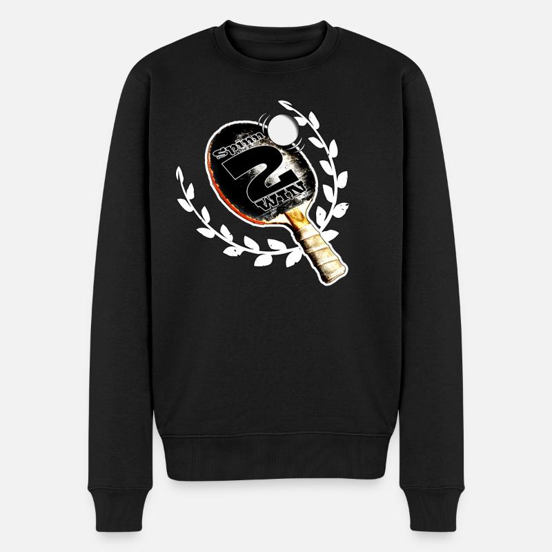 Ping-pong - Pull Premium bio Homme - noir