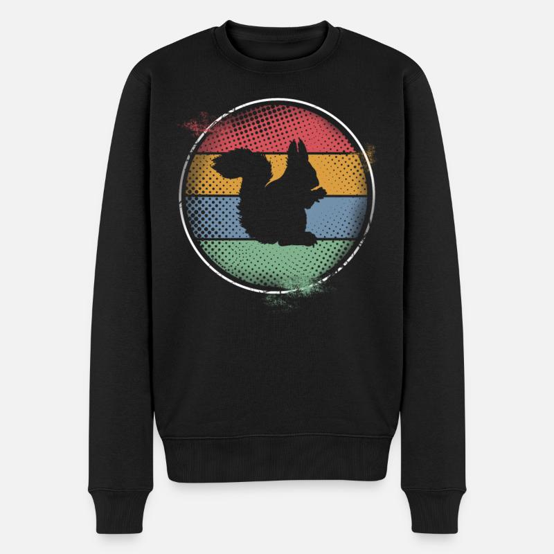 Écureuil - Pull Premium bio Homme - noir