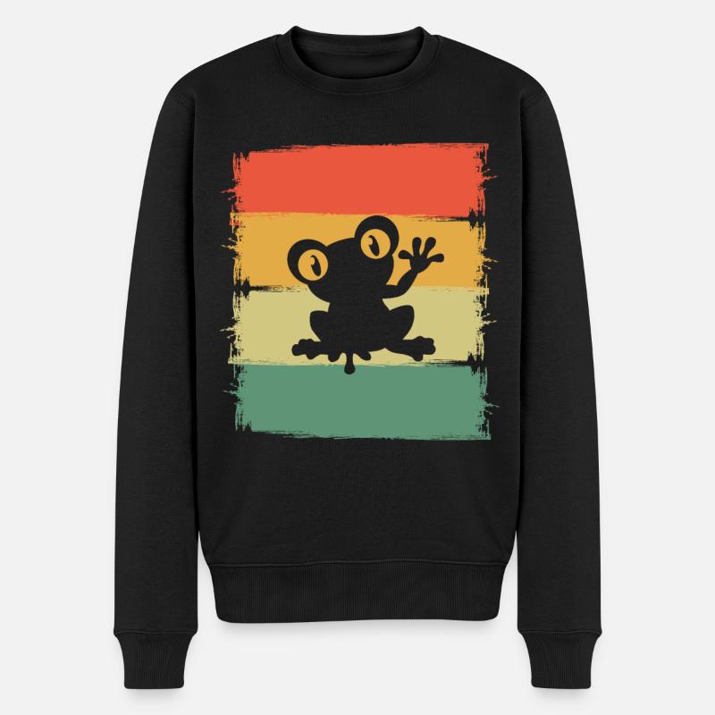 Grenouille - Pull Premium bio Homme - noir