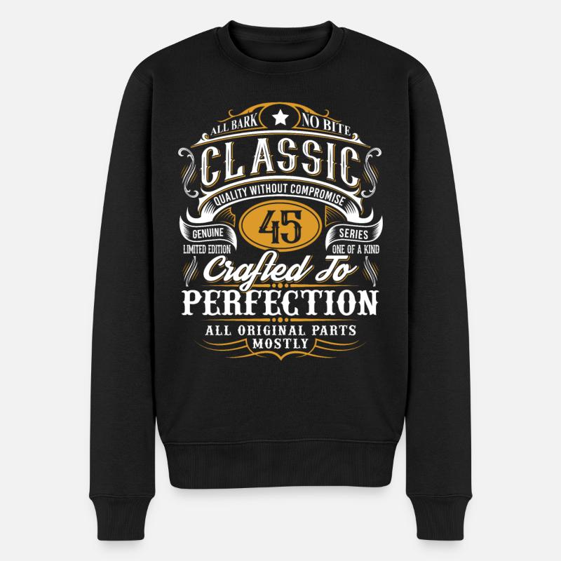 45e anniversaire - Pull Premium bio Homme - noir