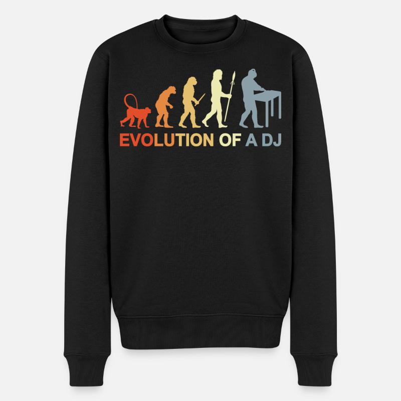 Évolution d’un DJ - Pull Premium bio Homme - noir
